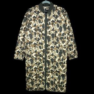 Everlane Puffer Coat Womens XS Camo Green Quilted Jacket Military Primaloft NWT